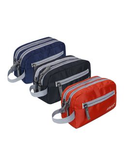 NFI Essentials - Pack of 3 Travel Toiletry Bag For Shave Pouch Organiser