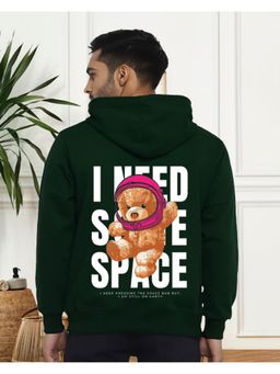 Glito - Green Men Graphic Printed Sweatshirt Hoodie