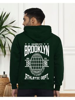 Glito - Green Men Graphic Printed Sweatshirt Hoodie