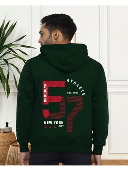 Glito - Green Men Graphic Printed Sweatshirt Hoodie