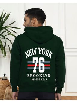 Glito - Green Men Graphic Printed Sweatshirt Hoodie