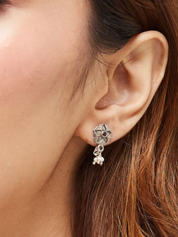 Fabindia - Wine Dangler Earrings