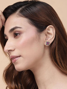 Fabindia - Wine Stud Earrings