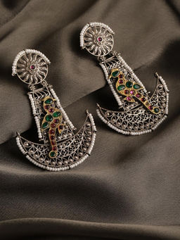 Fabindia - Multi-Color Metal Dangler Earrings
