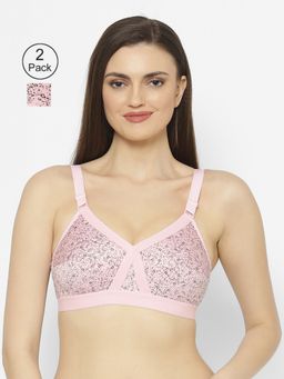 Floret - Wirefree Non-padded Basics Bra - Pink