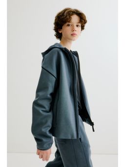 H&M - Boys Turquoise Sports Zip-Through Hoodie With Drymovea