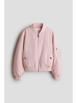 H&M - Girls Pink Padded Bomber Jacket
