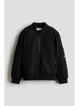 H&M - Boys Black Padded Bomber Jacket