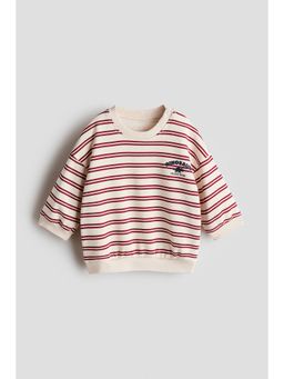 H&M - Boys Beige Printed Sweatshirt