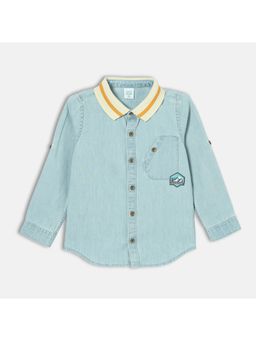 MINI KLUB - Boys Blue Solid Shirt