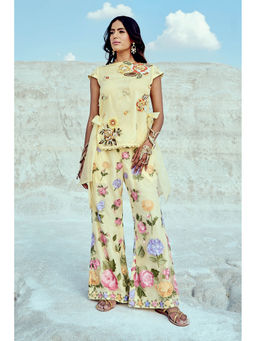 Nikita Vishakha - Yellow Pant with Top (Set of 2)