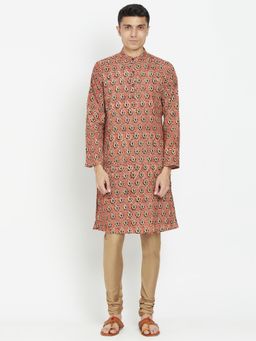 Fabindia - Cotton Multi Printed Men Kurta