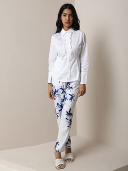 RAREISM - Aubrey Solid White Shirt