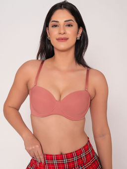 Chelvet - Underwired Lightly Padded Demi Cup Bra