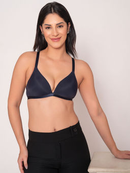 Chelvet - Non-Wired Seamless Finish Plunge Bra