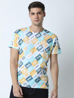 Huetrap - Mens Multi-colour Short Sleeve T-Shirt