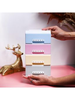 Voncasa - Stylish Multicolour 4 Layer Drawer