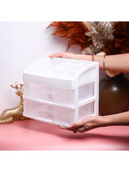 Voncasa - Two Layer White Mini Drawer