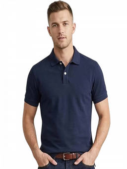 J.Crew - Navy Solid Polo T-Shirt