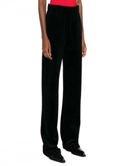 Golden Goose - Black Wide Leg Waistband Trousers