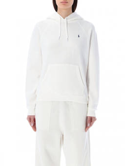 POLO RALPH LAUREN - White Logo Hoodie