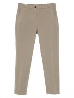 Incotex - Green Straight Leg Cotton Trousers (30)