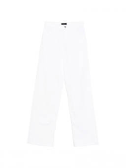 Fay - White Straight Leg Jeans