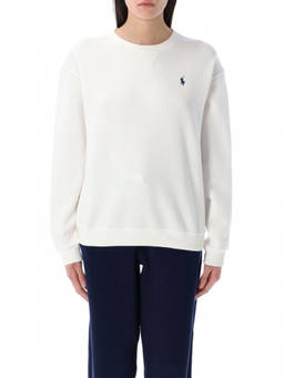 POLO RALPH LAUREN - White Crewneck Sweatshirt (XXS)