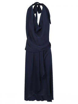 Silk95Five - Blue Worth Ave Silk Short Dress (XS)