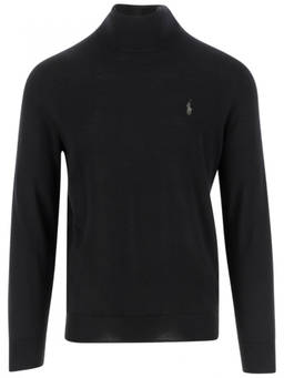 POLO RALPH LAUREN - Black Turtle Neck Sweater