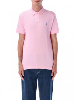 POLO RALPH LAUREN - Light Pink Pony Embroidered Polo T-Shirt