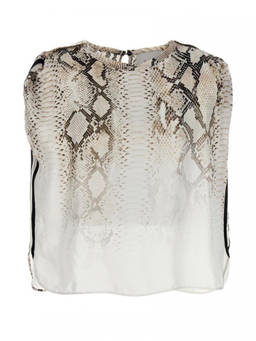 Nude - Multicolour Snake Print Blouse (S)