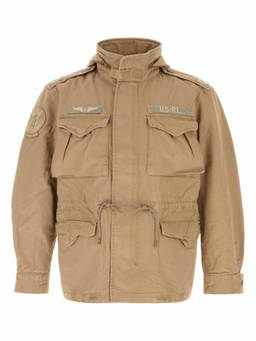 POLO RALPH LAUREN - Brown Logo Hood Jacket (XL)