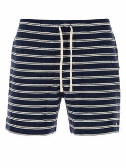 POLO RALPH LAUREN - Navy Blue Stripes Shorts (36)