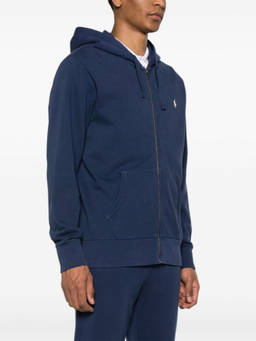 POLO RALPH LAUREN - Navy Blue Logo Hoodie