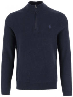 POLO RALPH LAUREN - Navy Blue Logo Sweater (XL)