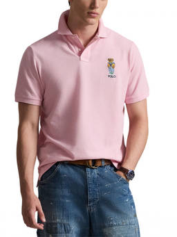 POLO RALPH LAUREN - Light Pink Logo Polo T-Shirt (S)