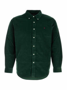 POLO RALPH LAUREN - Green Regular Corduroy Shirt