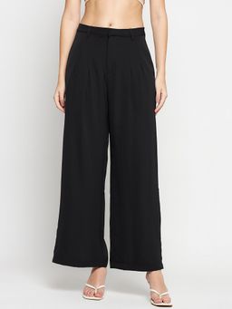 Madame - Pleated Black Trouser