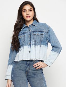 Madame - Dual Tone Blue Denim Jacket