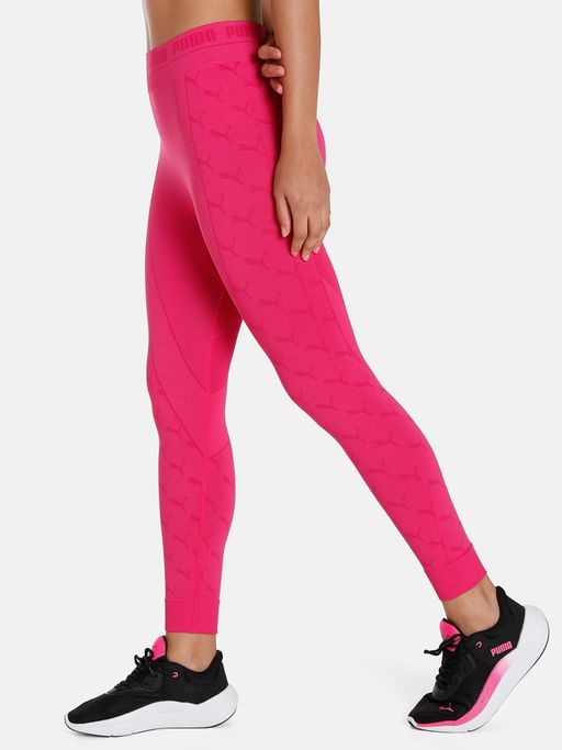 Buy Puma Evoknit 7/8 High-waist Womens Pink Tights Online