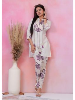 Autumnlane - Hardik Orchid Cotton Co-Ord (Set of 2)