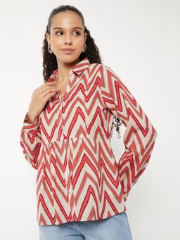 max - Off White Women Printed A-line Tunic