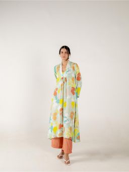 AROOP SHOP INDIA - Leena Multi-Color Anarkali Kurta