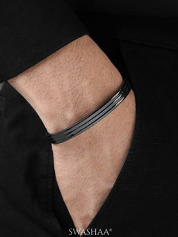 SWASHAA - Leo Black Men's Kada