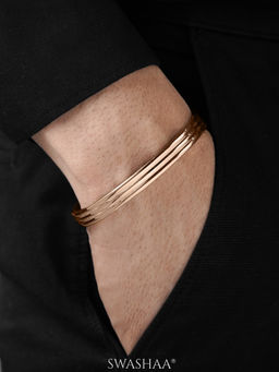 SWASHAA - Leo Rose Gold Men's Kada