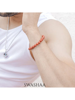 SWASHAA - Jasper Men's Beaded Bracelet