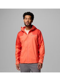 Columbia - Mens Orange Inner Limits Iii Rain Jacket
