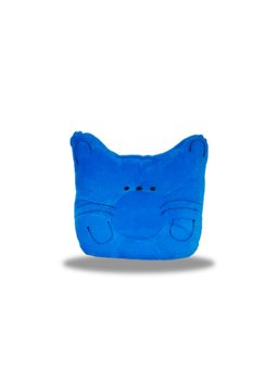 Chinmay Kids - Baby Soft Neck Support Cat Face Blue Pillow for Head Shaping & Support