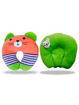 Chinmay Kids - Multi Color Newborn Baby Neck Support Pillows for Head Shaping & Nursing (Pack of 2)